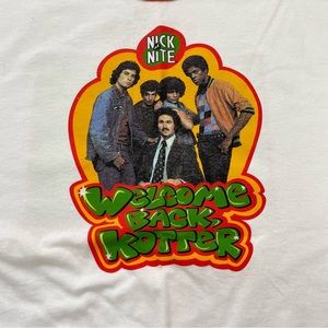 RARE! Nick At Nite Welcome Back Kotter Men’s Ringer Tee Collectors Item XL NWT